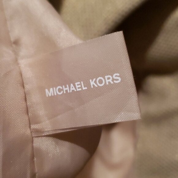 MICHAEL KORS BURLAP TWEED SHOPPER/TOTE ~ GOLD ACCENTS ~ NWOT - Picture 10 of 14